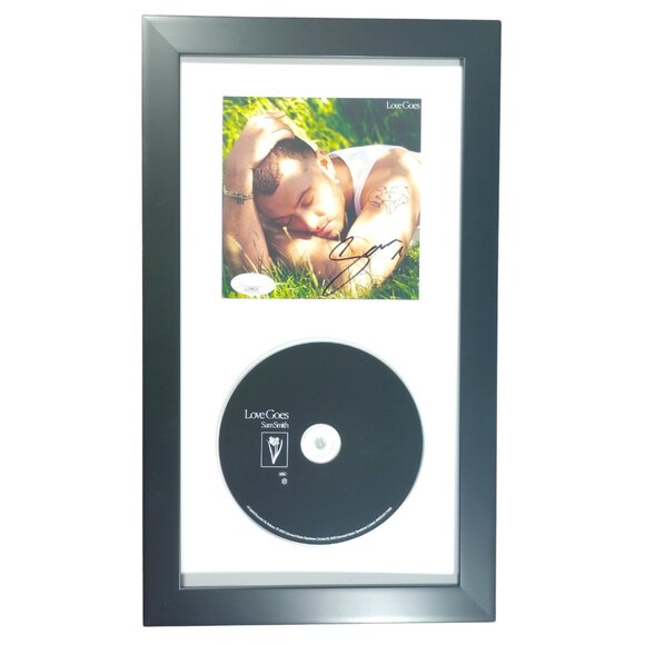Sam Smith Signed Love Goes Compact Disc Framed CD JSA Cert Authentic Autographed - Picture 5 of 6